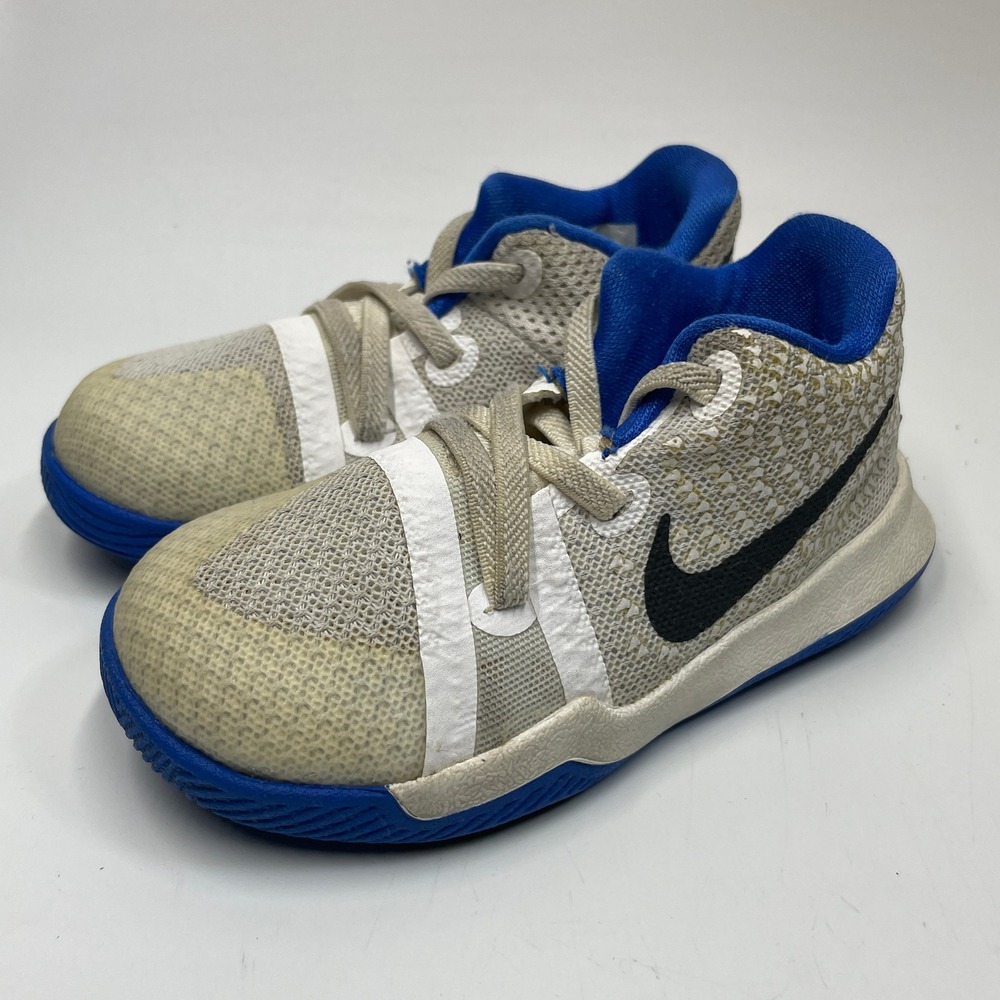 Nike Kyrie 2 Size 6C Toddler Shoes White Black Hyper Cobalt 869984-102